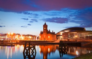 Cardiff Bay development. 